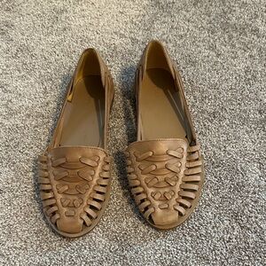 Nisolo Women's Huarache Sandal almond